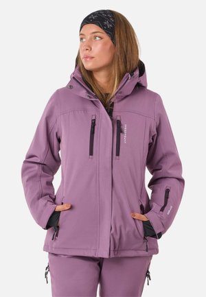 CERVINIA - Skijakke - dk mauve plum