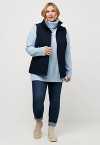 Ulla Popken Väst - navy blue