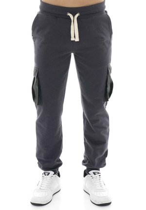 LEONE 1947, TROUSERS - Pantalon de survêtement - grey-anthracite gray solid