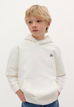 Scalpers Jersey con capucha - off white