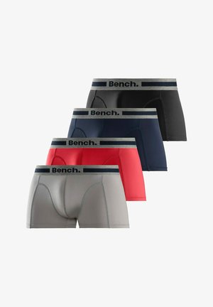 Bench BENCH FUNKTIONSBOXER - Kurze Boxershorts - rot grau meliert navy schwarz