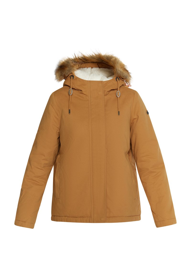 dreimaster Winterjas zalmroze