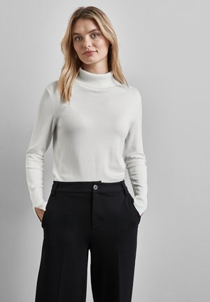 Street One ROLLKRAGEN - Jumper - weiß