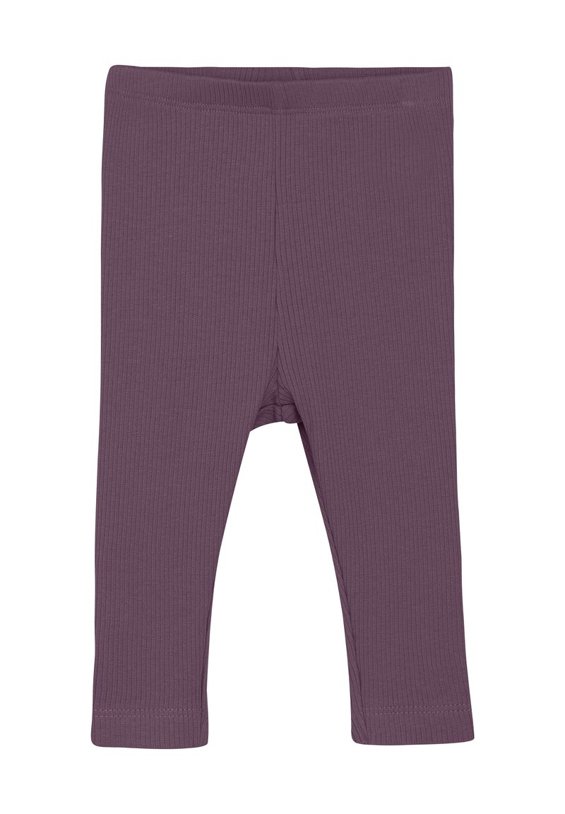 Minymo Leggings - Byxor - black plum