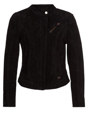 Leren jas - black