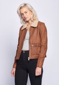 Maze Lederjacke - cognac