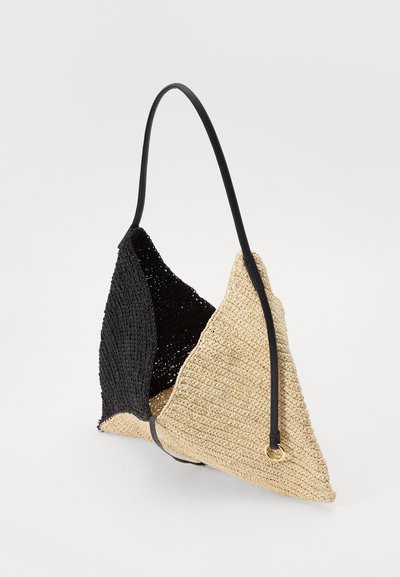 Sensi Studio TWO TONE HANDBAG - Kabelka - black