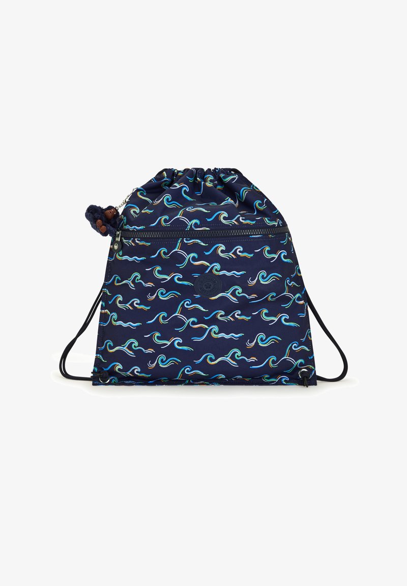 Kipling SUPERTABOO - Drawstring sports bag - fun ocean print