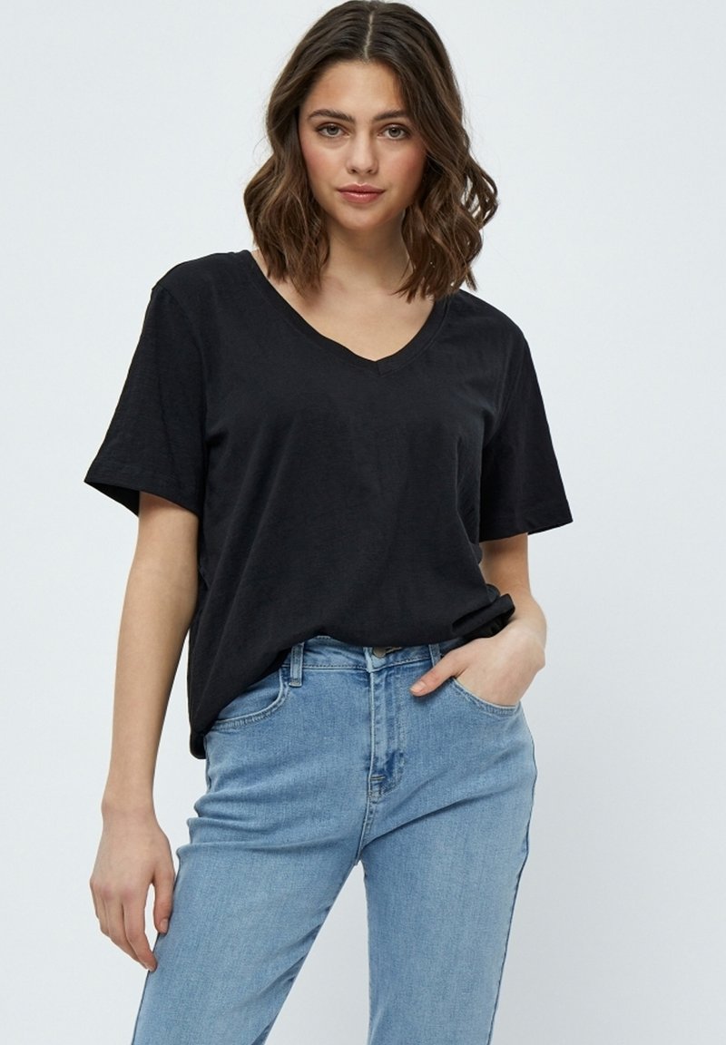Polo Ralph Lauren COTTON JERSEY V NECK TEE - T-shirt basic - course