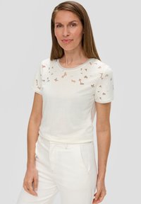 s.Oliver BLACK LABEL - T-shirt z nadrukiem