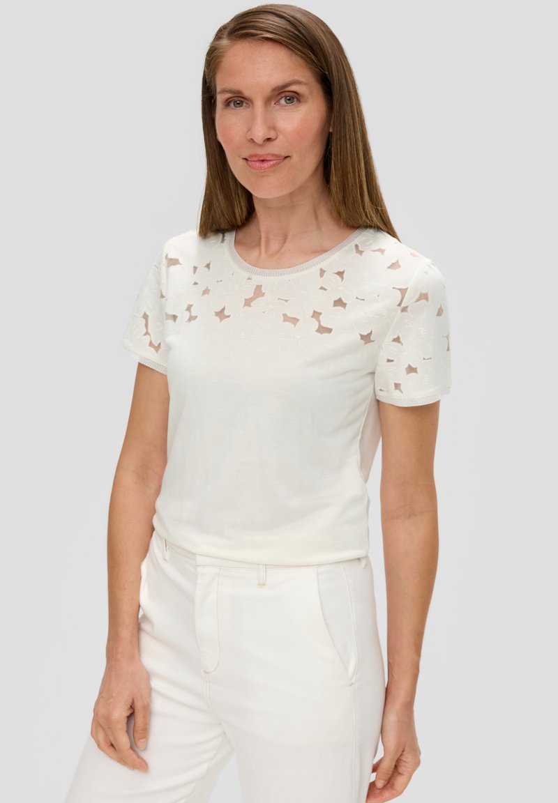 s.Oliver BLACK LABEL - T-shirt z nadrukiem