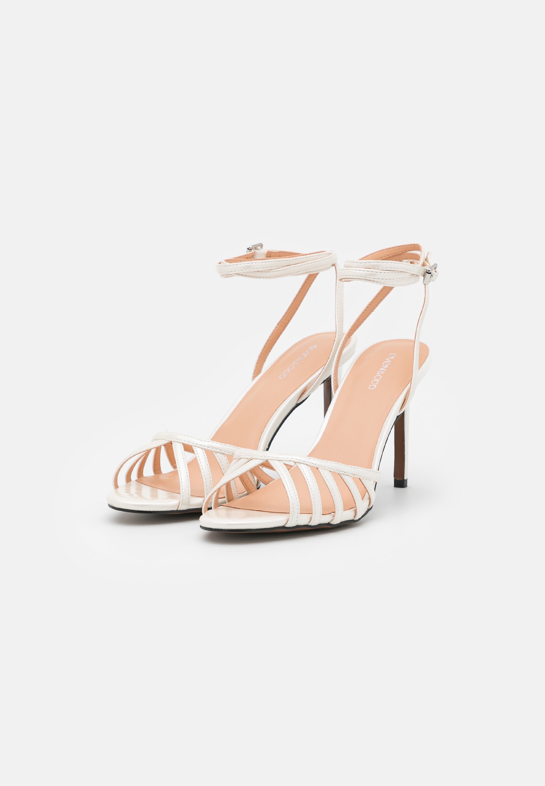 Even\u0026Odd Sandalen met hoge hak - white/wit - Zalando.be