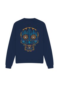 Sweat-shirt Pixar Coco - Miguel Et Dante Avec Doodles Colorés | 100% Coton, Coupe Classique | Produit Officiel Disney | Idéal Fans Du Film, Cadeau Enfant/Adulte