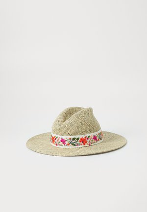 Maradji SOMBRERO FLEURS ORANGE - Chapéu - natural