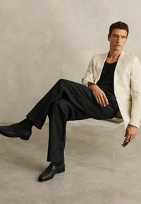 Reiss BARGES RELAXED-FIT - Nadrágok - black