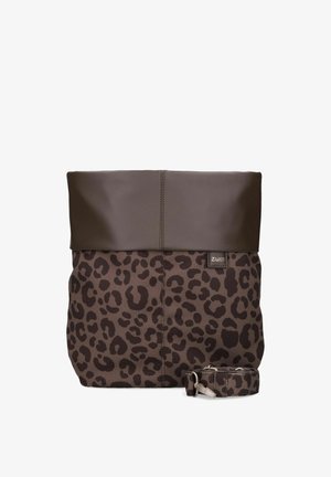 ZWEI, OLLI UMHÄNGETASCHE 31 CM - Cross body bag - leo brown