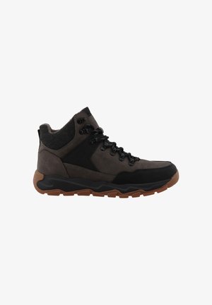 TOM TAILOR, STIEFEL - Lace-up ankle boots - coal