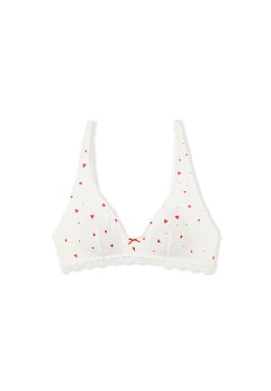 Etam VANITY GOURMANDE - Soutien-gorge triangle - white/red
