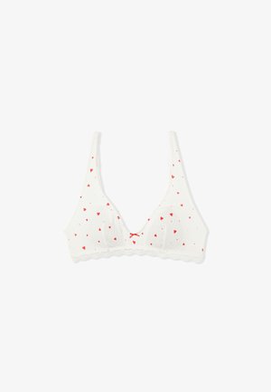 Etam VANITY GOURMANDE - Triangel BH - white/red