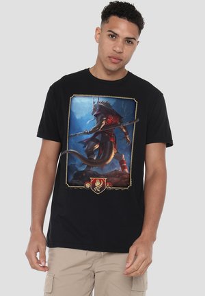 DUNGEONS DRAGONS - MONK KEY ART - Print T-shirt - black