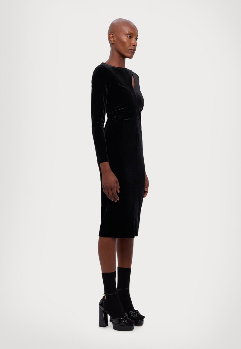 Armani Exchange VESTITO - Cocktail dress / Party dress - black - Zalando.ie