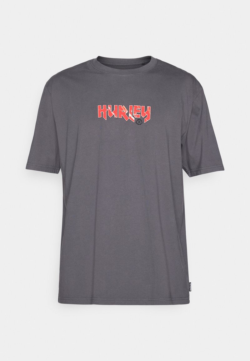 hurley T-shirt print grijs