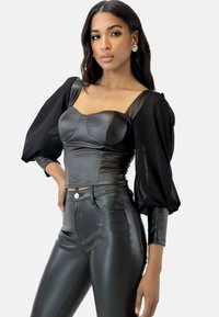 Elara Bluse - schwarz