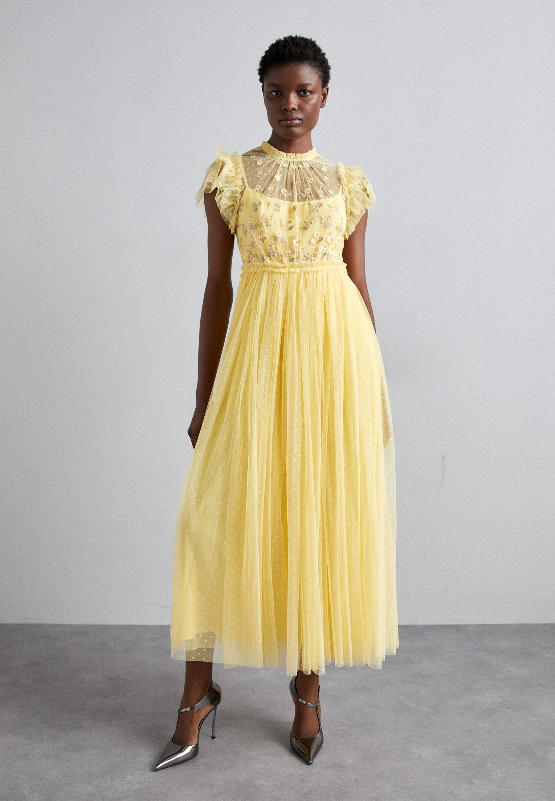 Needle & Thread ROCOCO BODICE ANKLE GOWN - Occasion wear - lemon/light  yellow - Zalando