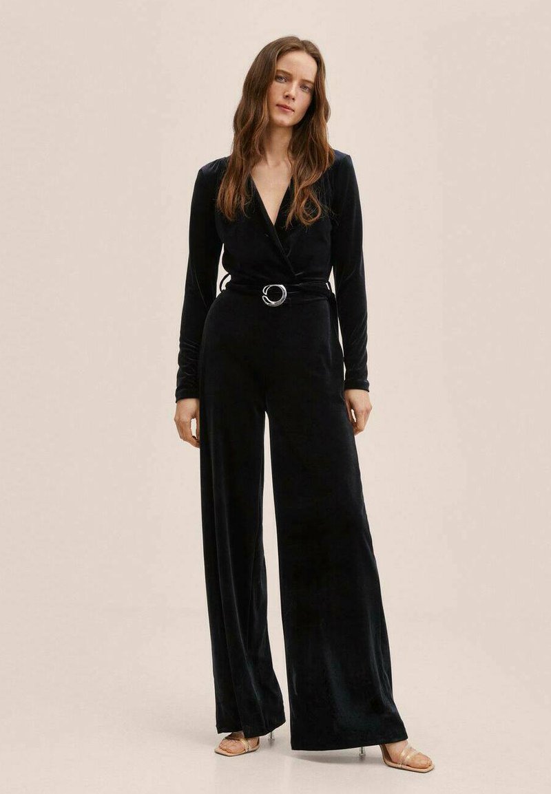 Mango Jumpsuit black/schwarz Zalando.de
