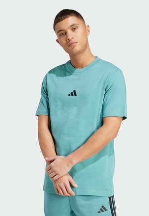 M SL SJ T - T-shirt basique - powder teal   black