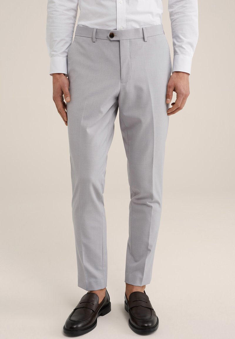 WE Fashion THE FLEX SUIT - Kostiuminės kelnės - grey