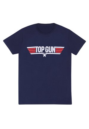 TOP GUN LOGO - Print T-shirt - navy blue