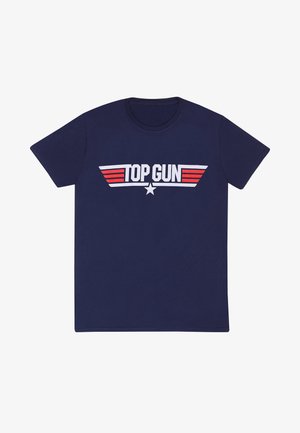 Henry Tiger TOP GUN LOGO - Triko s potiskem - navy blue