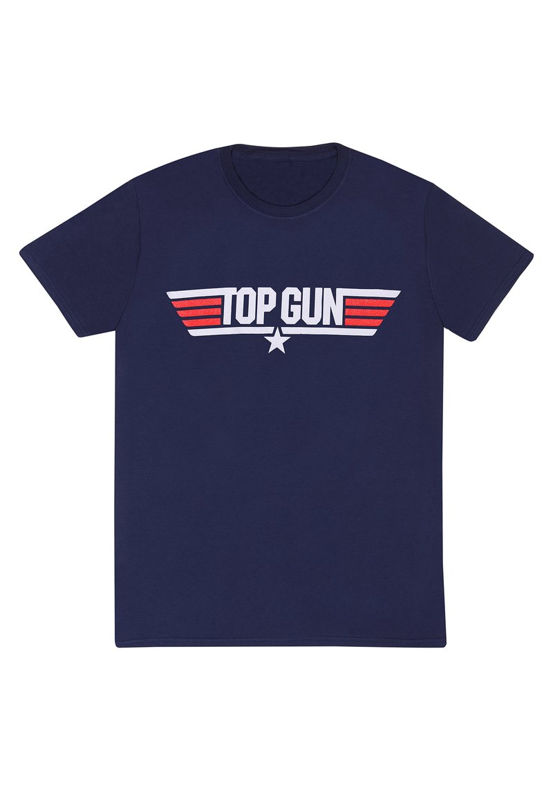 Henry Tiger TOP GUN LOGO - Triko s potiskem - navy blue