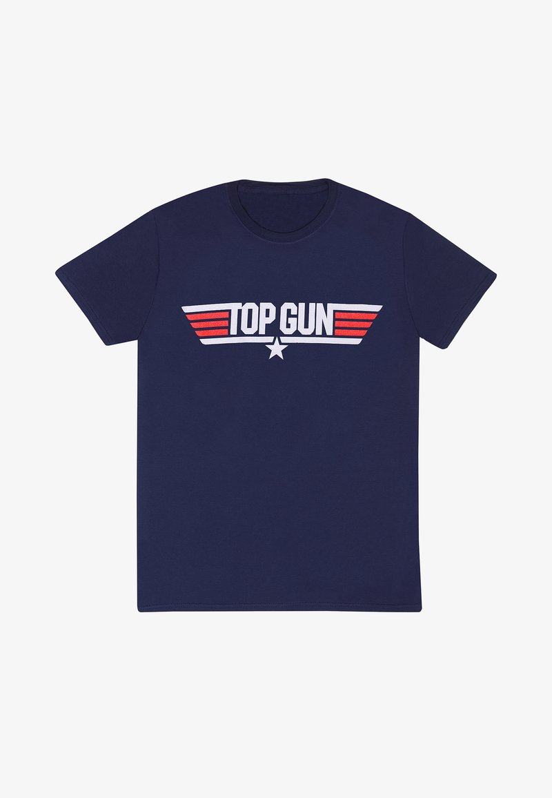 Henry Tiger TOP GUN LOGO - Triko s potiskem - navy blue