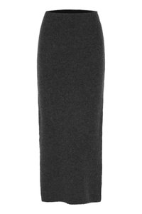 ALPHA LONG SKIRT - Gonna lunga - olive melange
