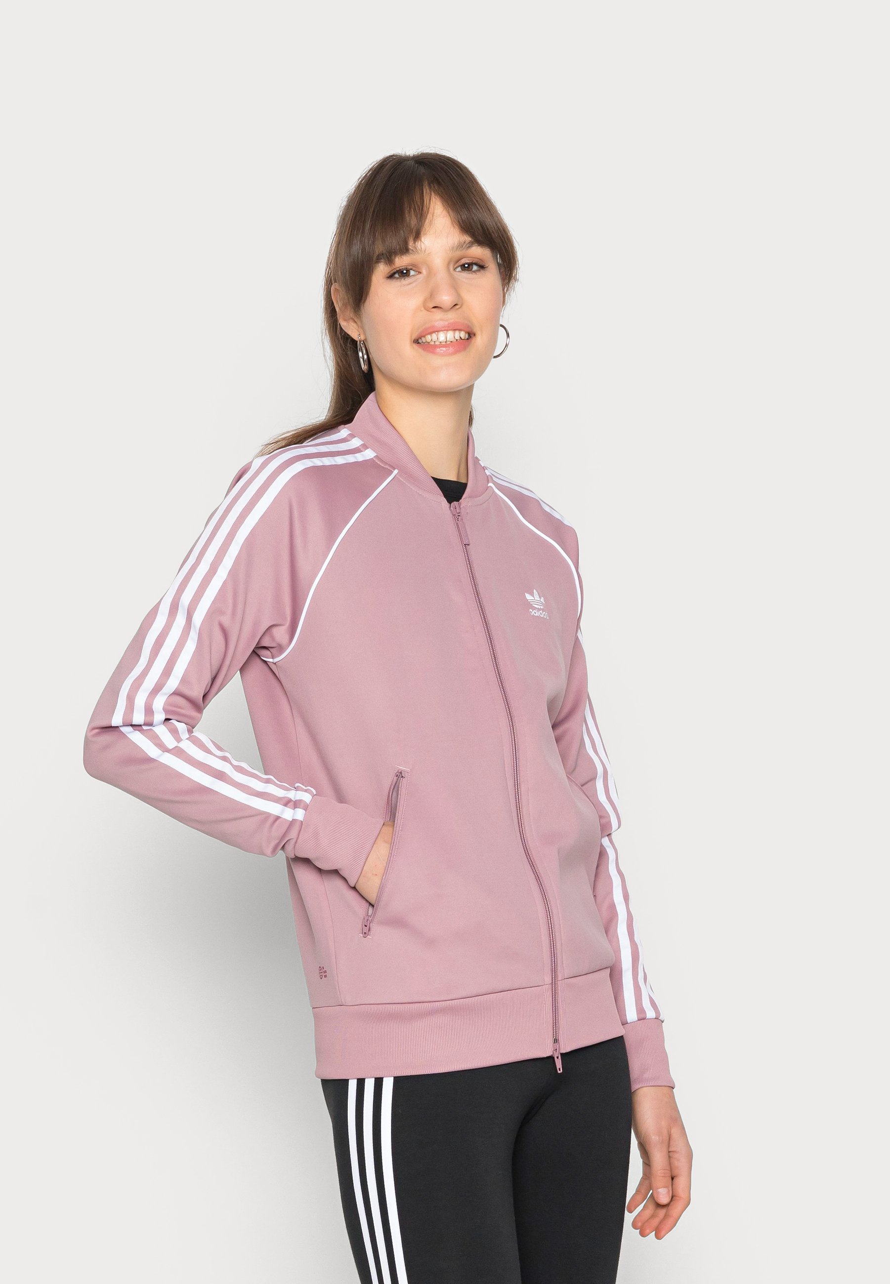 adidas gazelle silver green womens Adidas Originals Adidas Originals Adicolor Velour Superstar Track Top main image 1