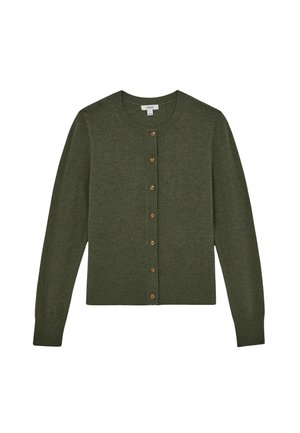 REGULAR FIT CREW NECK - Strickjacke - green