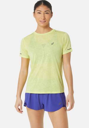 ASICS METARUN PATTERN SS  - Camiseta estampada - glow yellow