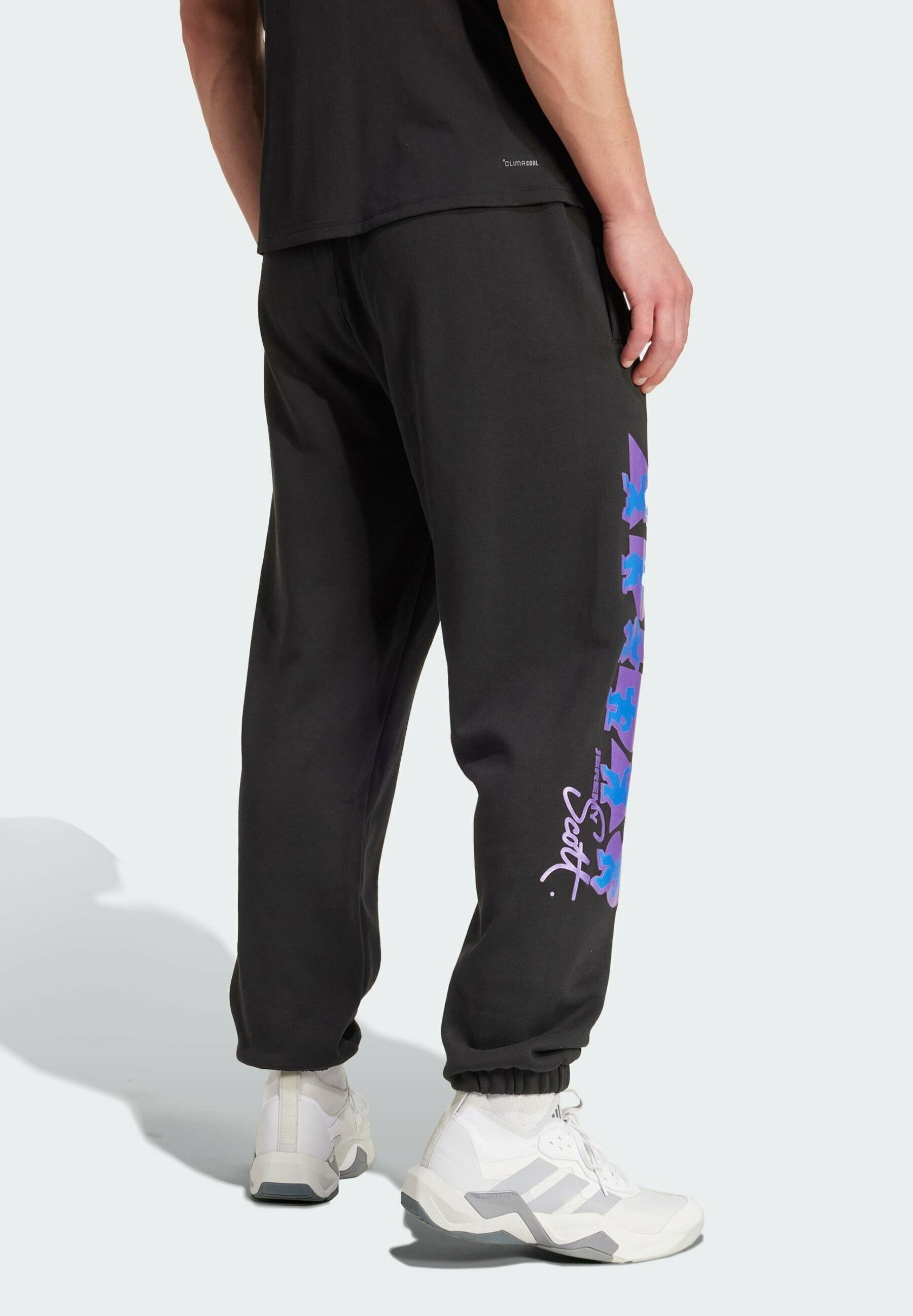 red velour joggers