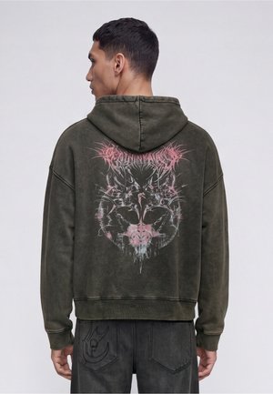 FAVELA, DEATH SPIKE BOXY HOODIE - Sweat à capuche - anthra