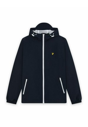 Lyle & Scott, CONTRAST ZIP THROUGH HOODED JACKET - Let jakke / Sommerjakker - x dark navy white