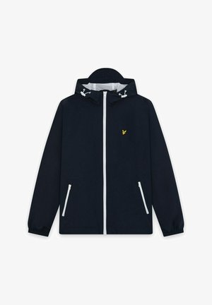 Lyle & Scott, CONTRAST ZIP THROUGH HOODED JACKET - Let jakke / Sommerjakker - x dark navy white