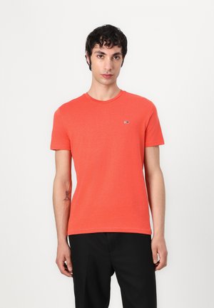 JASPE SLIM TEE - Basic T-shirt - bright vermillion