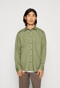 Esprit SOLID SHIRT REGULAR FIT - Marškiniai - light khaki