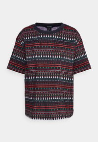 T-shirt estampada - black