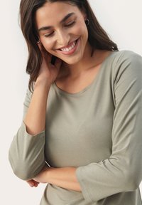 Part Two EMEL - Long sleeved top - vetiver