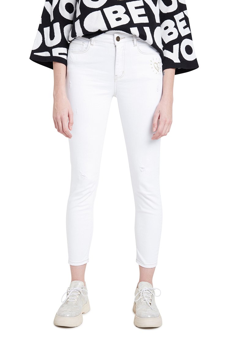 Desigual Jeans Skinny Fit wit