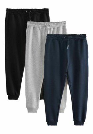 REGULAR FIT - JOGGERS 3 PACK  - Jogginghose - black navy blue grey