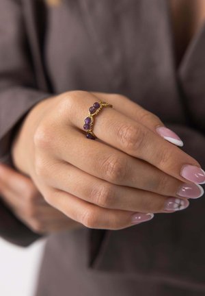 PURELEI, PURELEI RING PURPLE DUSK - Ring - gold